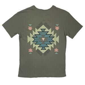 PacSun Aztec Embroidered T Shirt